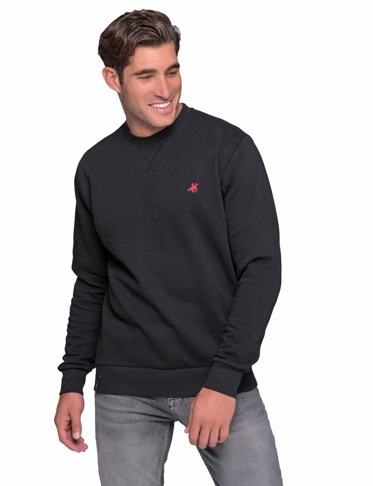 Us Grand Polo ανδρικό μαύρο φούτερ USF175B φωτογραφία